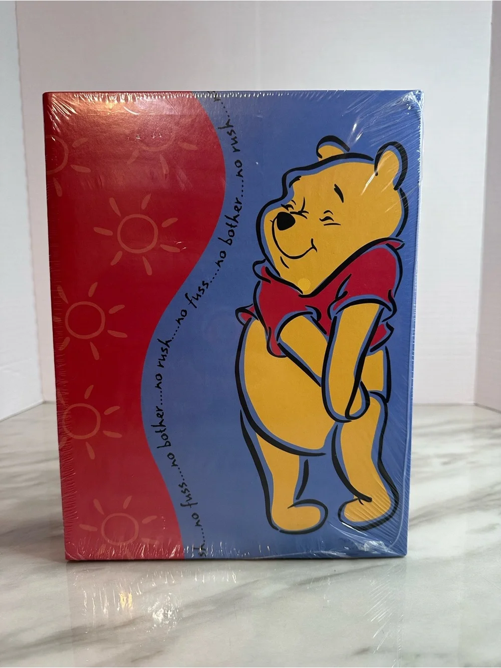 Disney Winnie the Pooh Blue, Yellow & Red Canvas Wall Art
